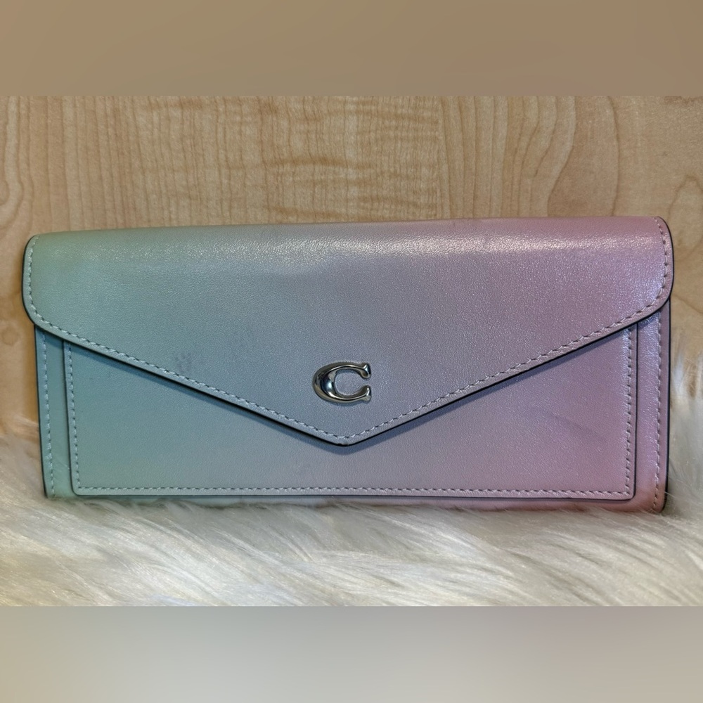 Wyn Soft Wallet With Ombre